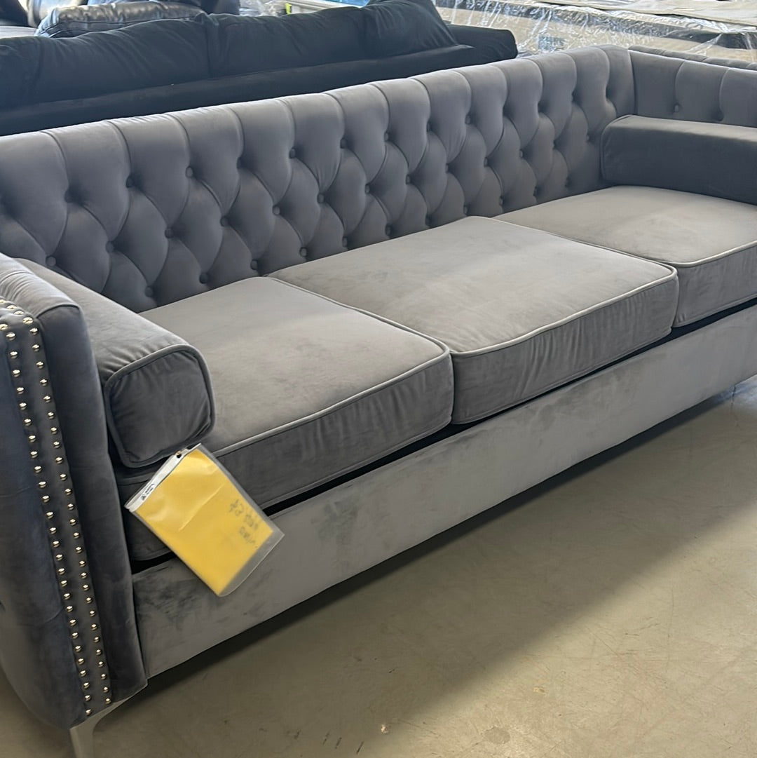 Velvet sofa love and chair 3 pc $2499