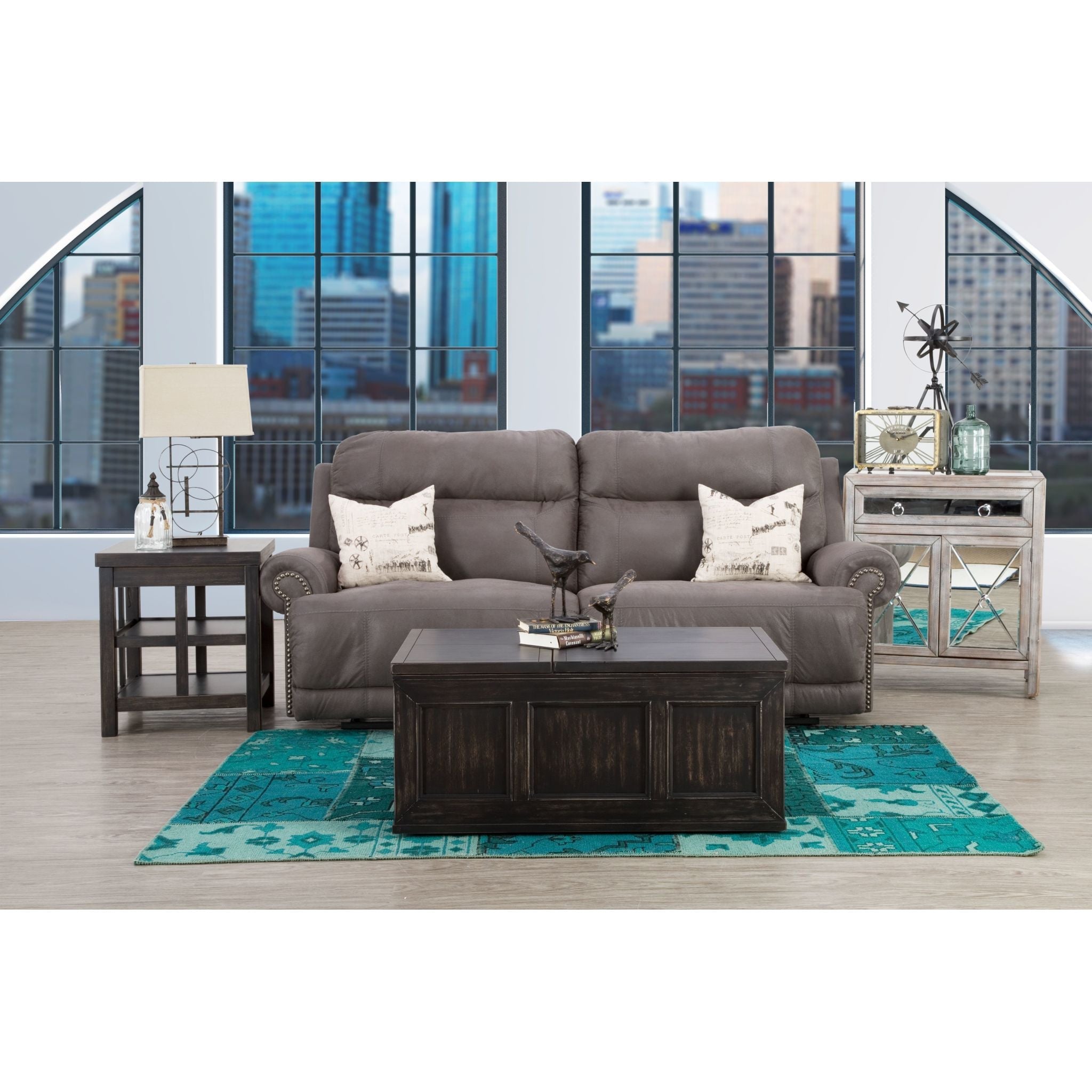 Austere deals reclining sofa