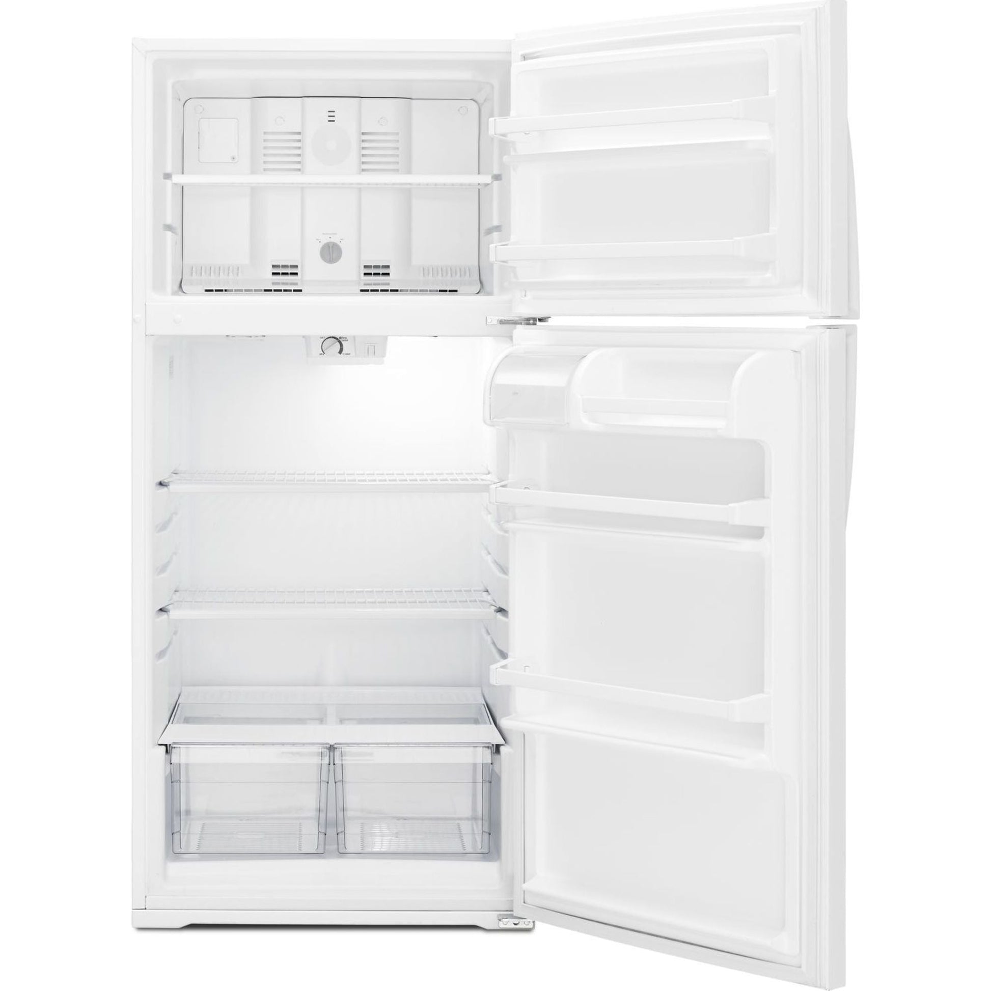 Whirlpool Top Mount Fridge (WRT134TFDW) - White