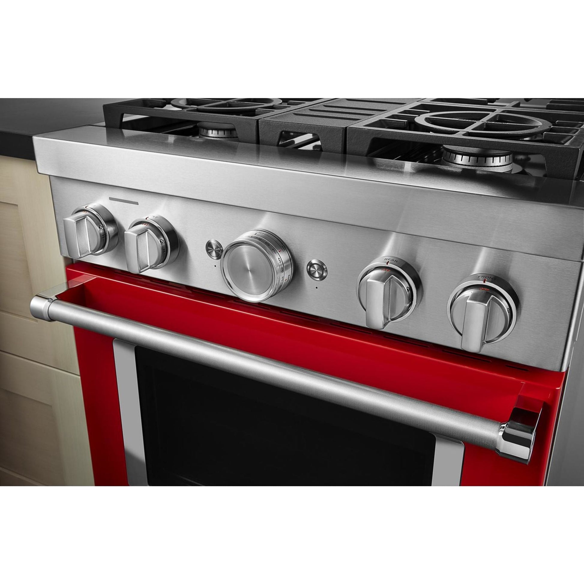 KitchenAid Gas Range (KFGC500JPA) - Passion Red