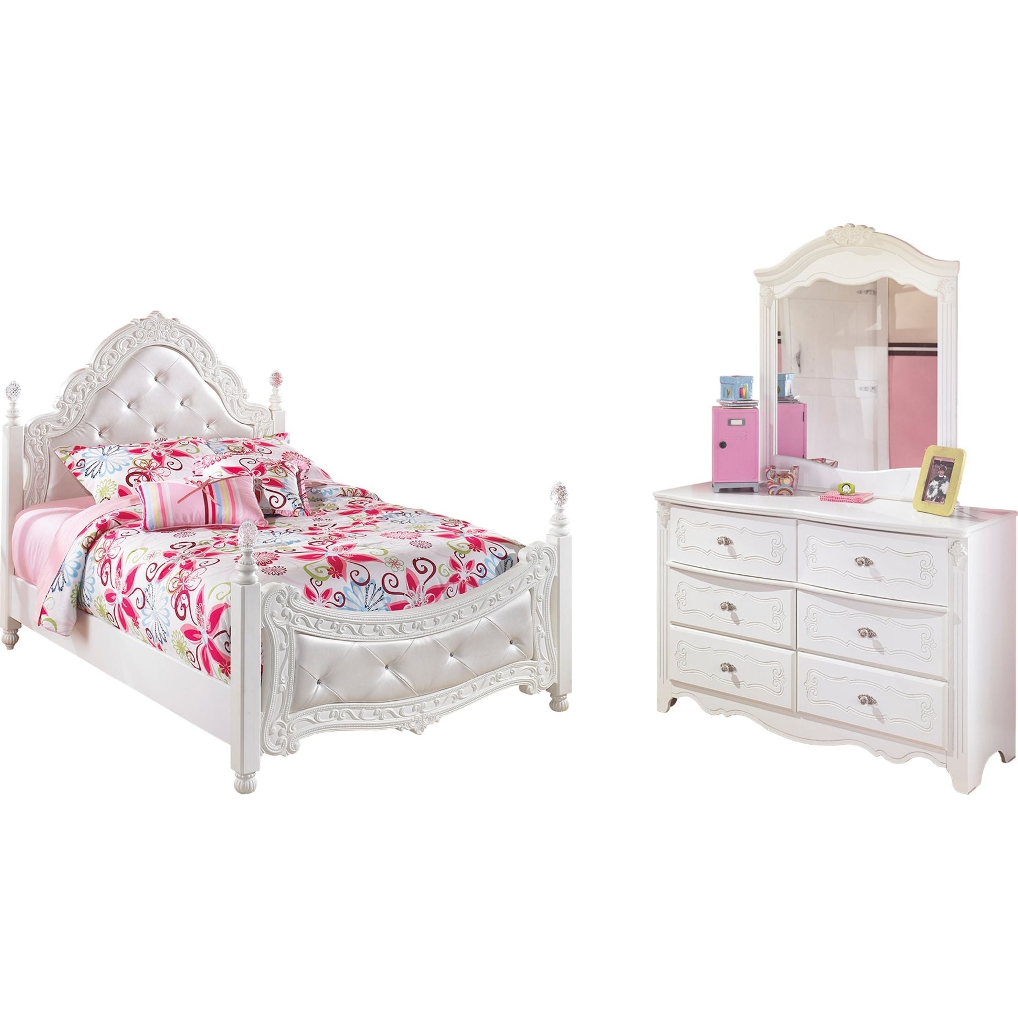 Ashley exquisite twin bed best sale