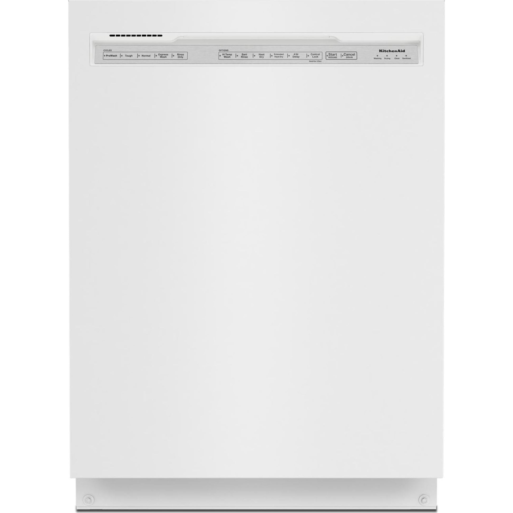 KitchenAid Dishwasher Stainless Steel Tub (KDFE204KWH) - White