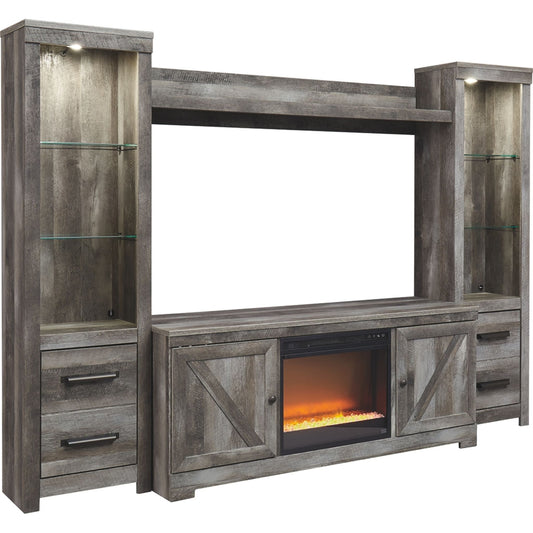 Wynnlow Entertainment / Fireplace - Gray