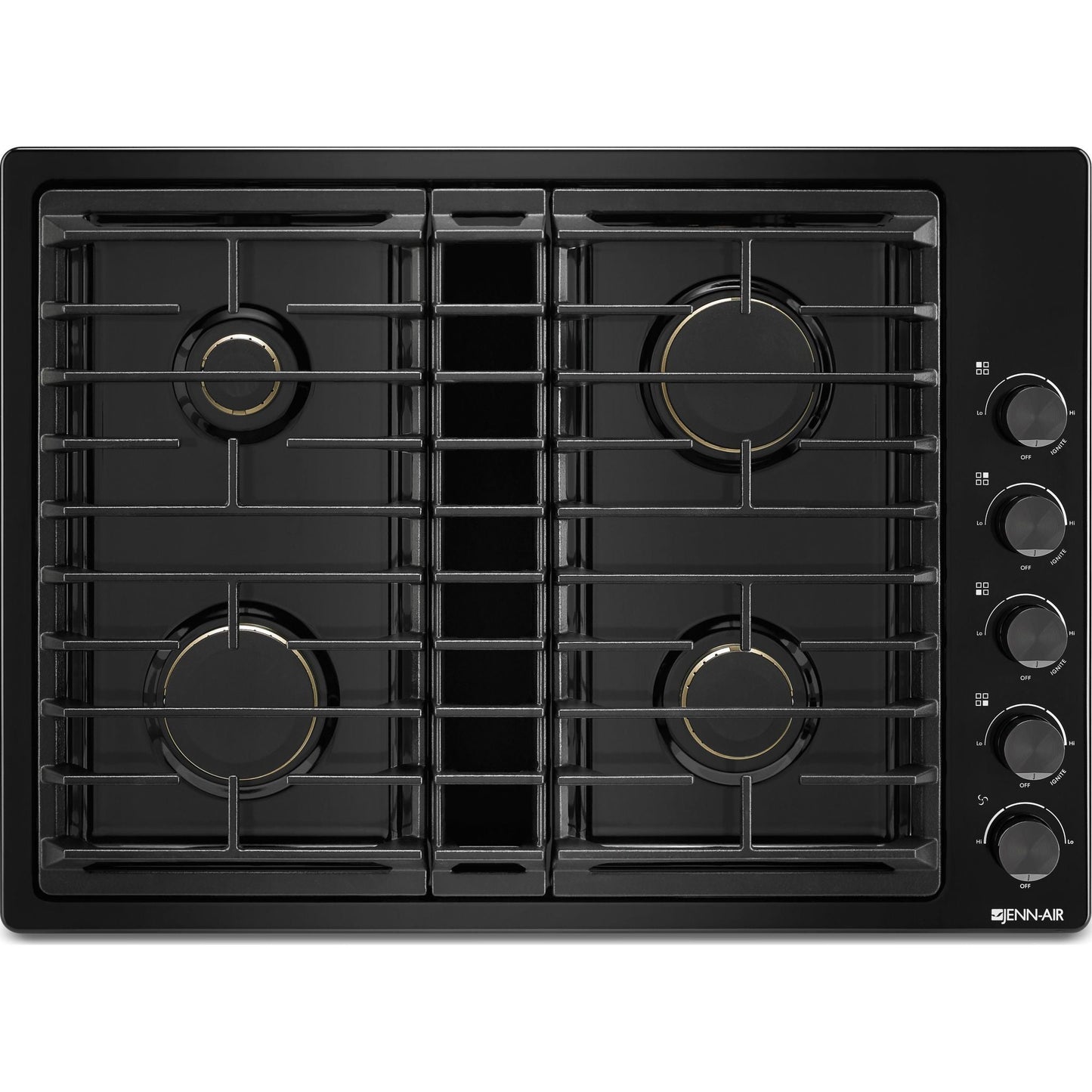 JennAir 30" Gas Cooktop (JGD3430GB) - Black