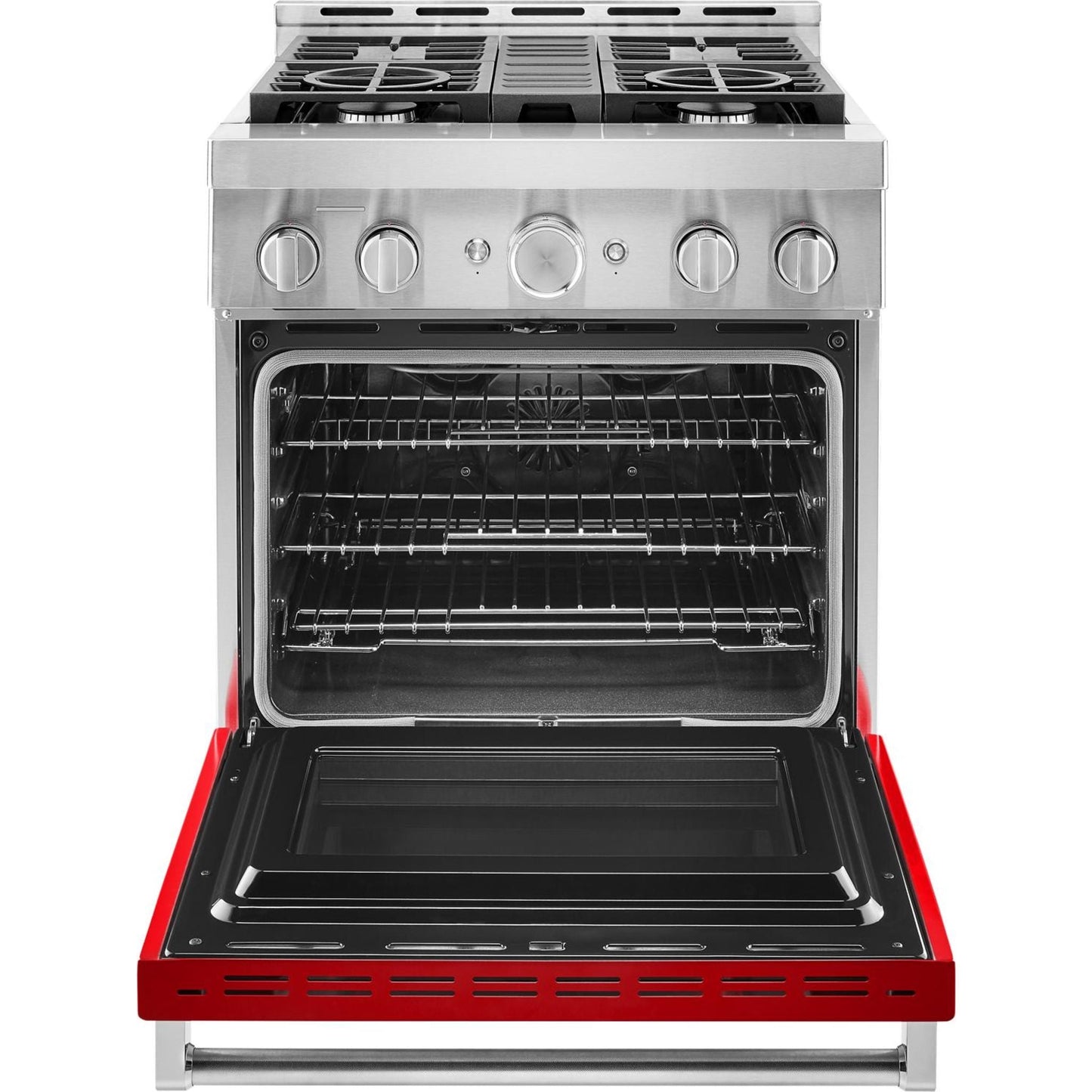 KitchenAid Gas Range (KFGC500JPA) - Passion Red