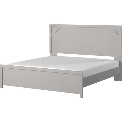 Cottenburg 3 Piece King Panel Bed - Grey