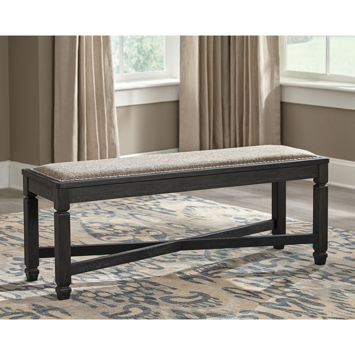 Tyler Creek Bench - Black/Grey - (D736-00)