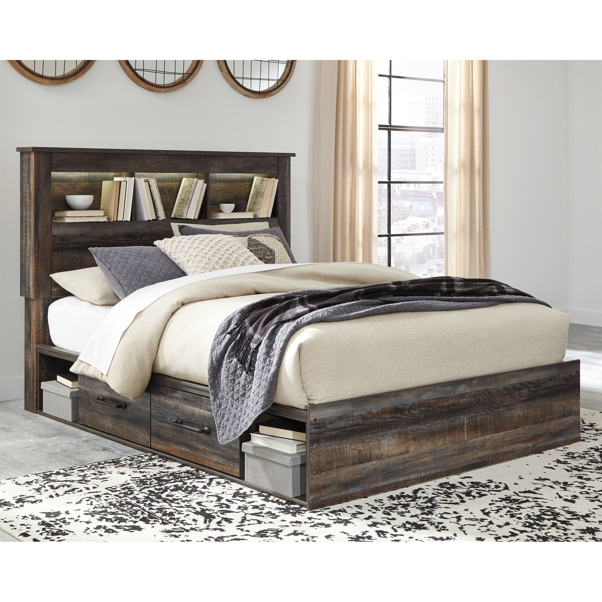 Drystan 5 Piece Queen Bedroom - Multi