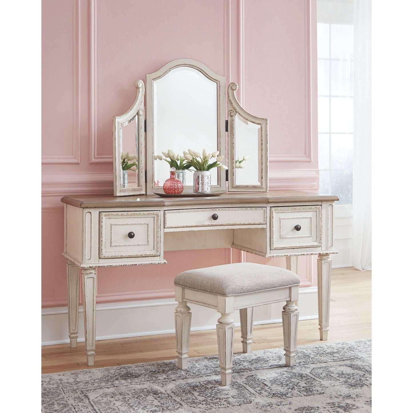 Realyn Vanity - Two-tone