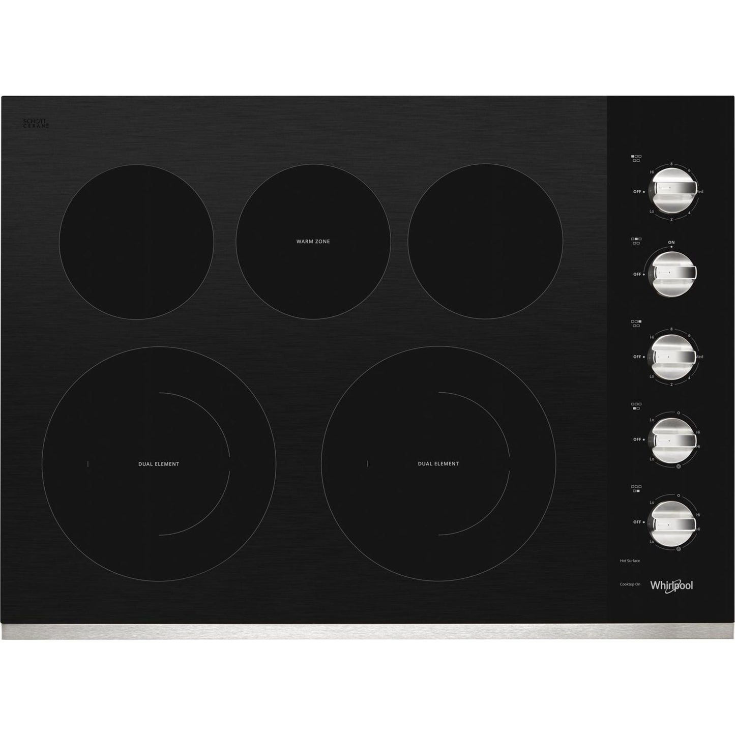 Whirlpool 30" Cooktop (WCE77US0HS) - Stainless Steel