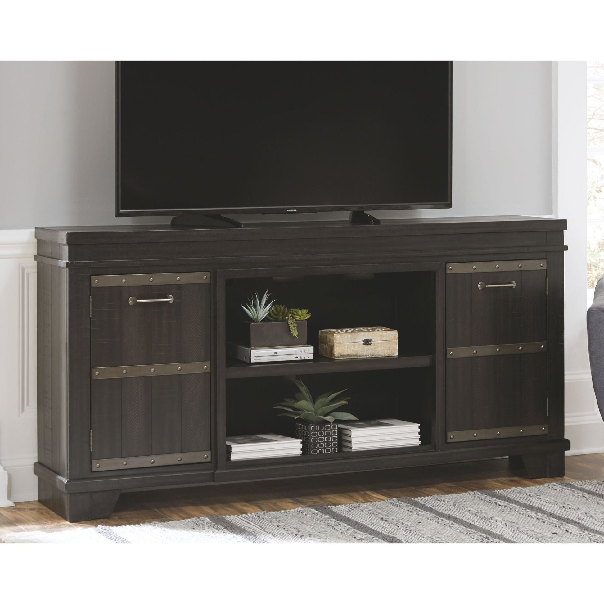 Noorbrook Large TV Stand - Black