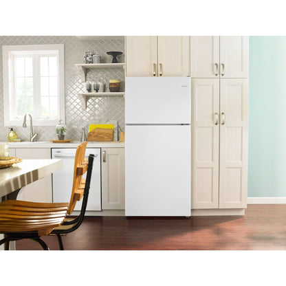 Amana Top Mount Fridge (ART318FFDW) - White