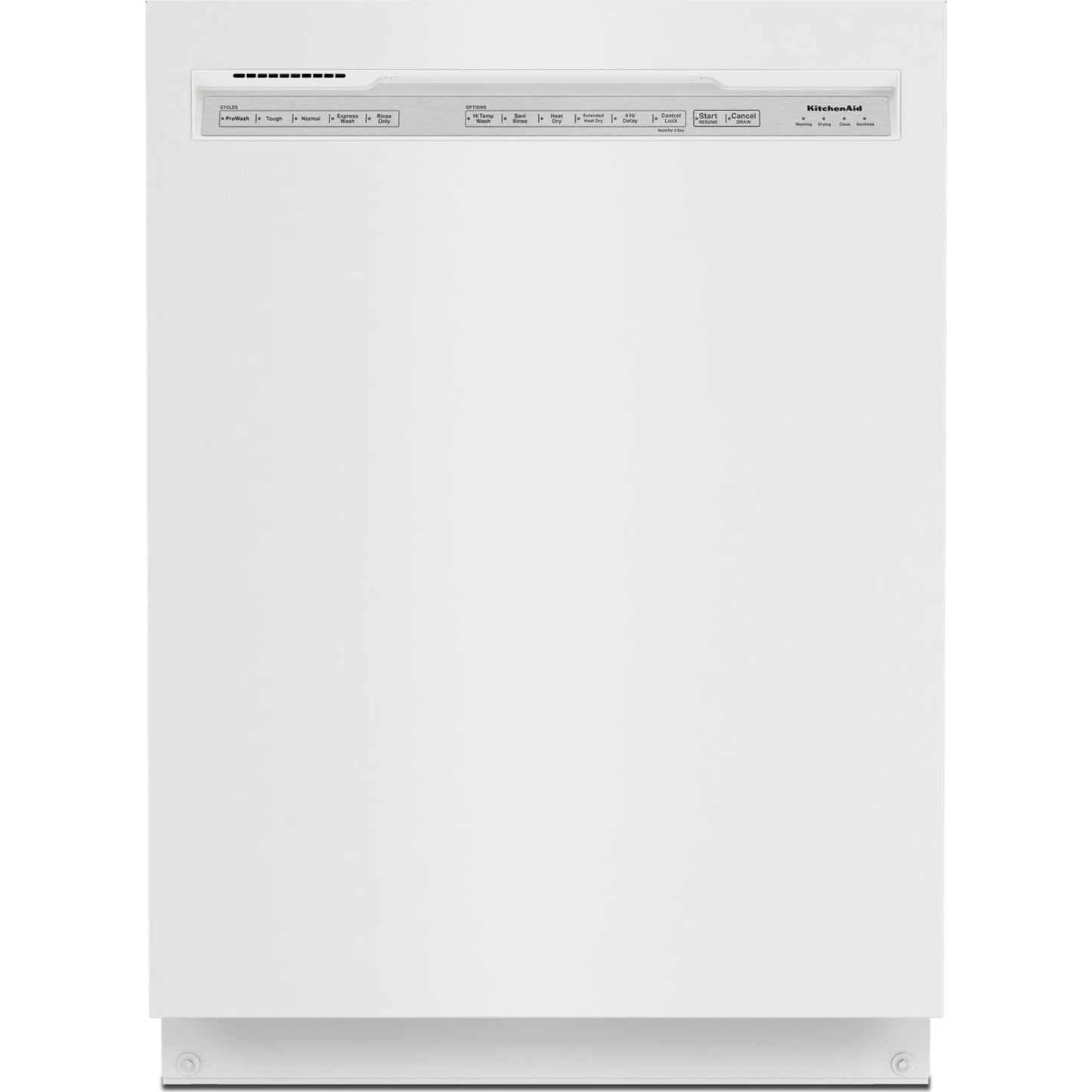 KitchenAid Dishwasher Stainless Steel Tub (KDFE204KWH) - White