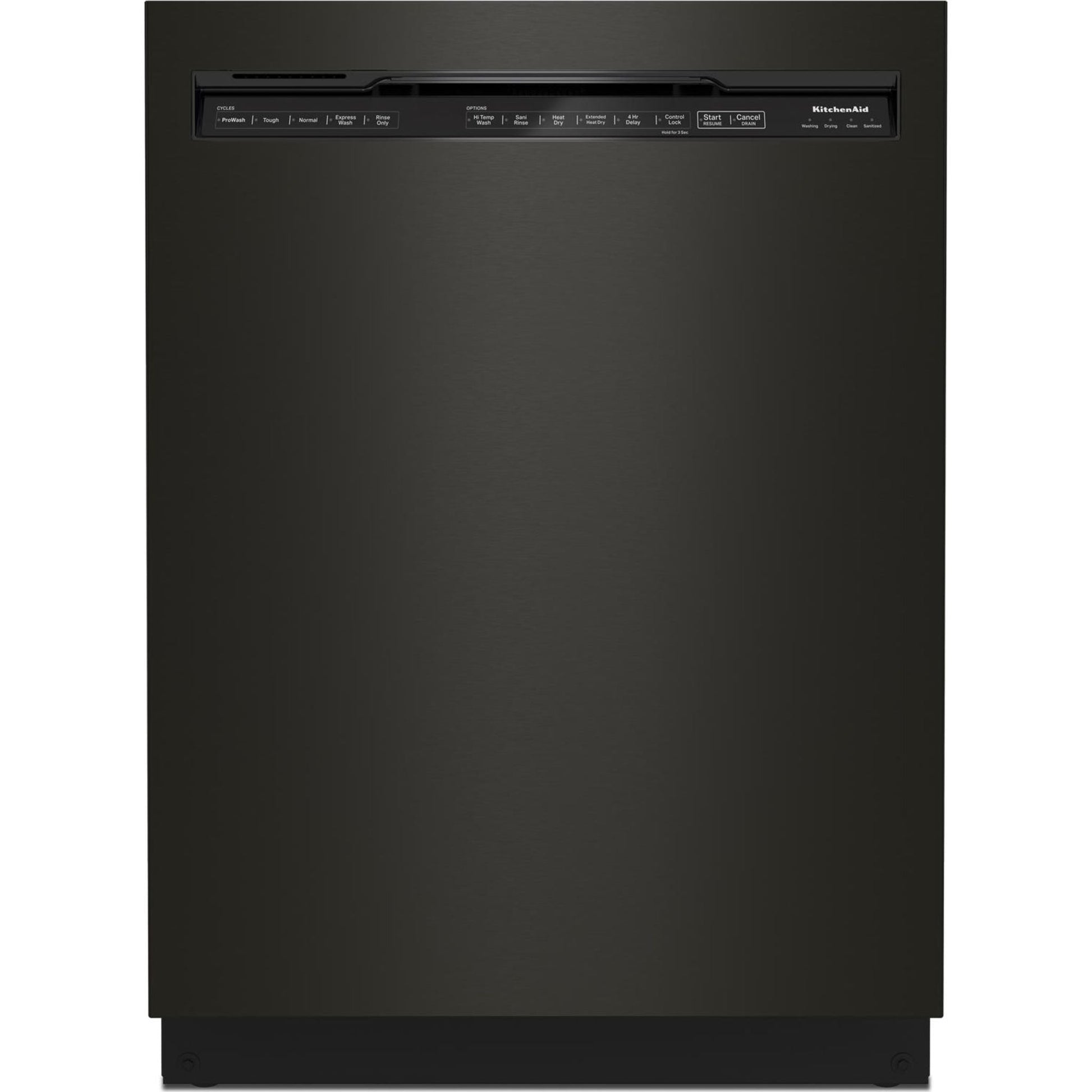 KitchenAid Dishwasher Stainless Steel Tub (KDFE204KBS) - Black Stainless