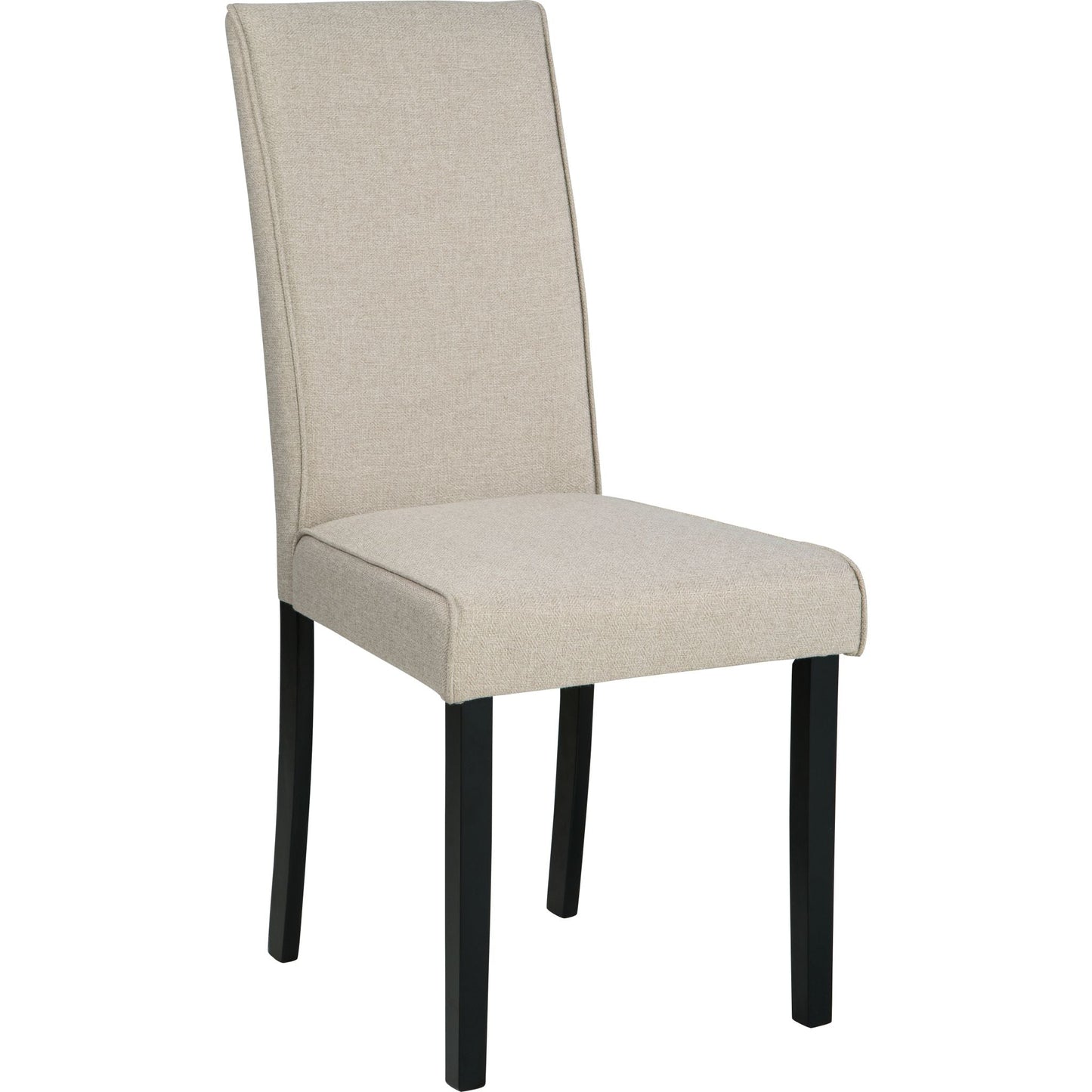 Kimonte Upholstered Side Chair - Dark Brown/Beige - (D250-05)