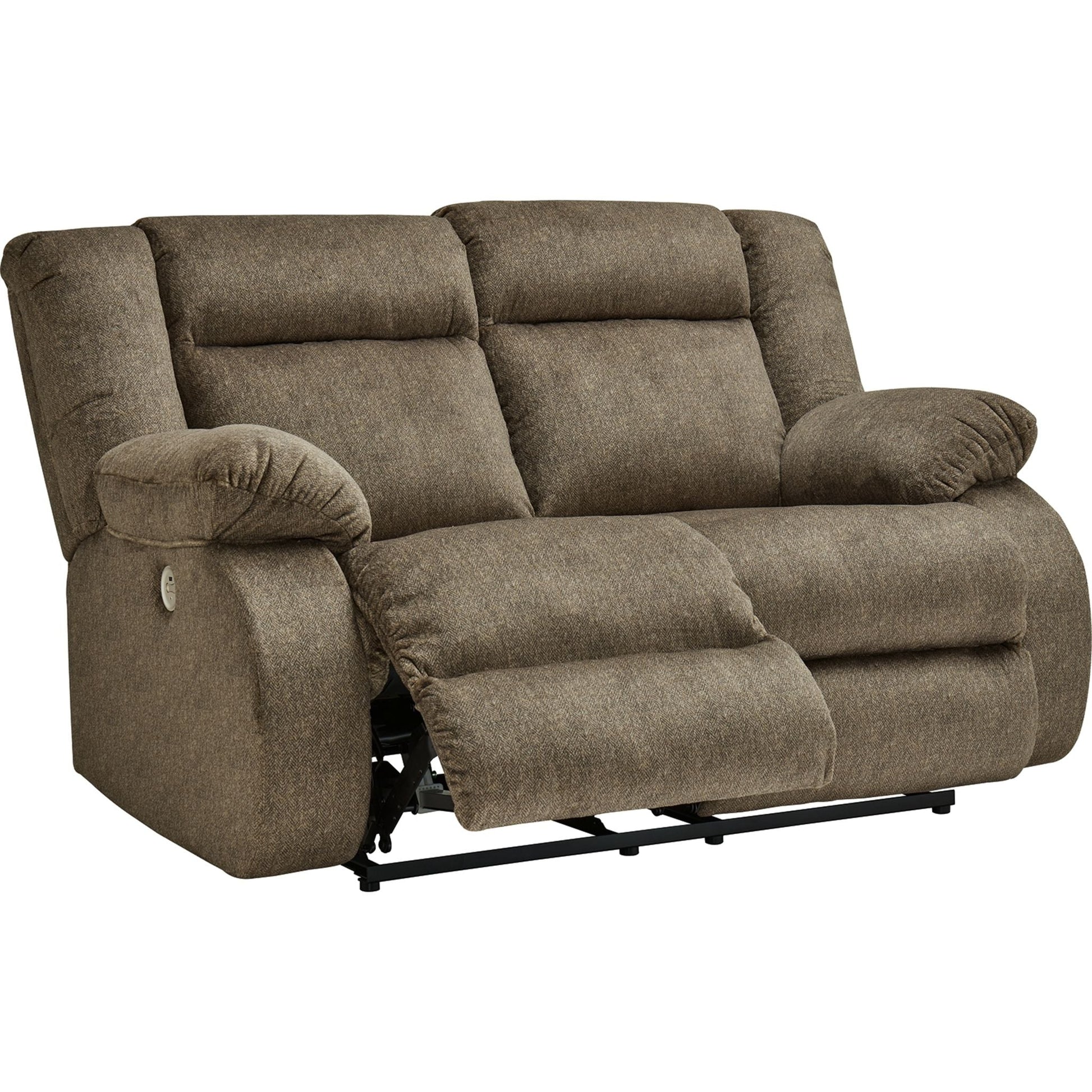 Burkner Power Reclining Loveseat - Mocha