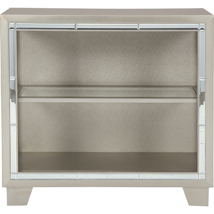 Chaseton Accent Cabinet - Metallic Gray