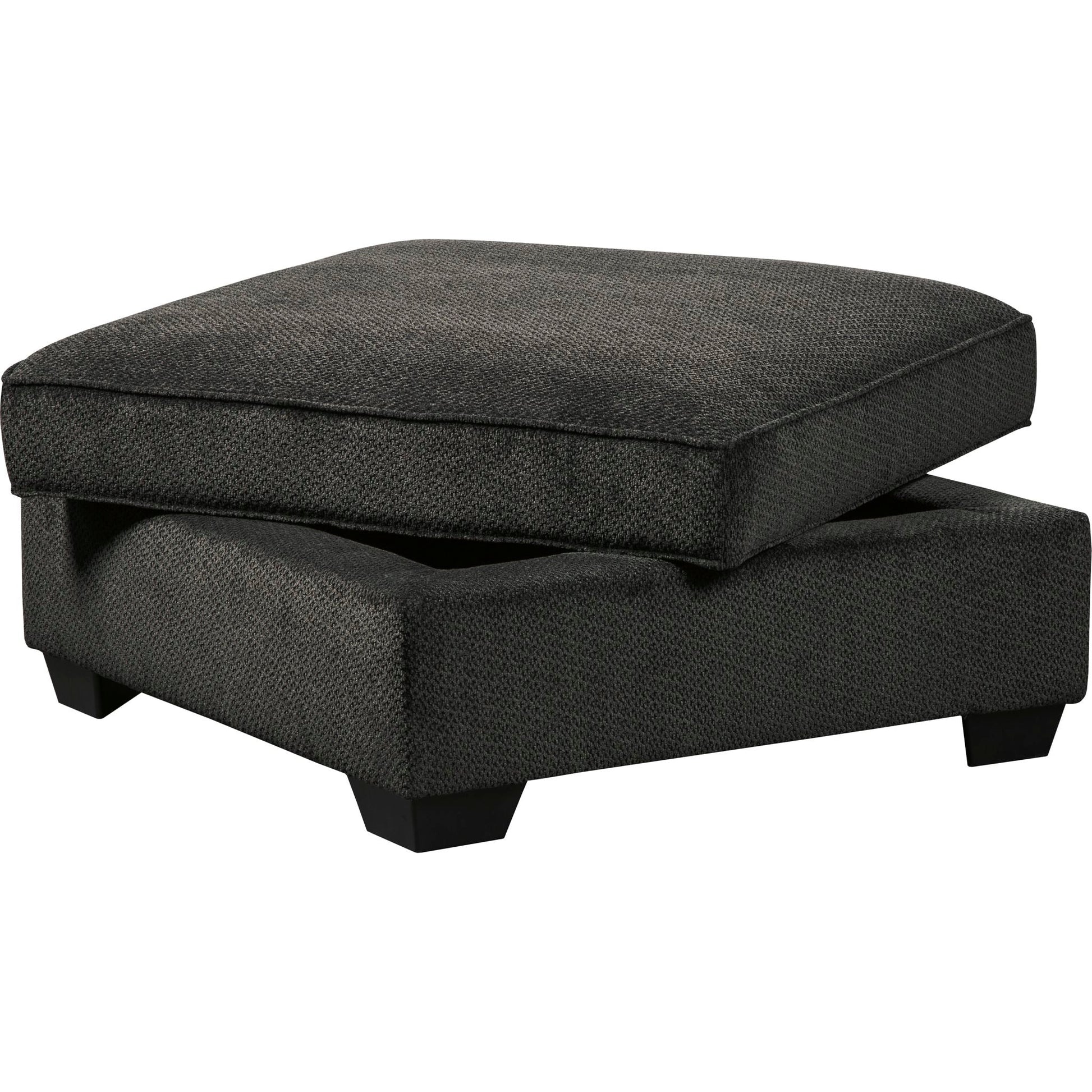 Charenton Storage Ottoman - Charcoal