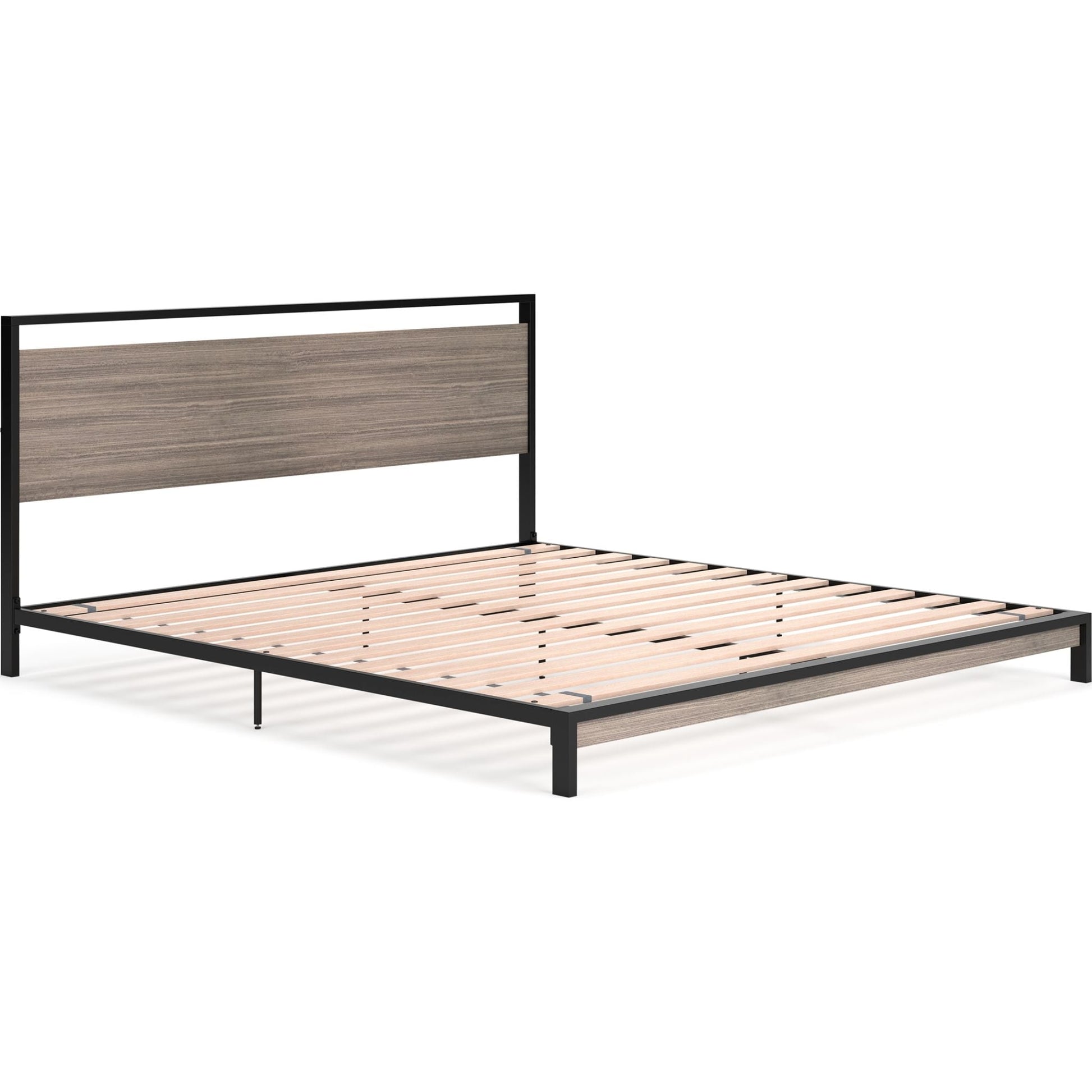 Dontally King Bed - Gray/Black