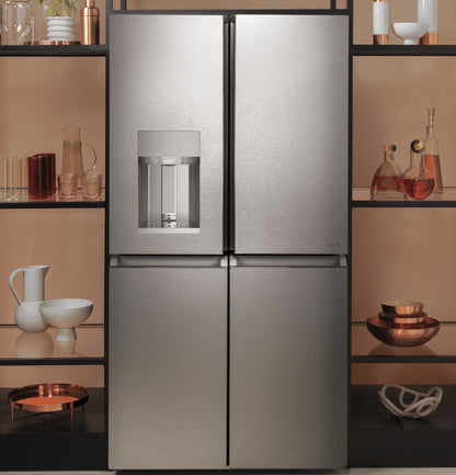 Café ENERGY STAR® 27.4 Cu. Ft. Quad-Door Refrigerator Modern Glass - CQE28DM5NS5