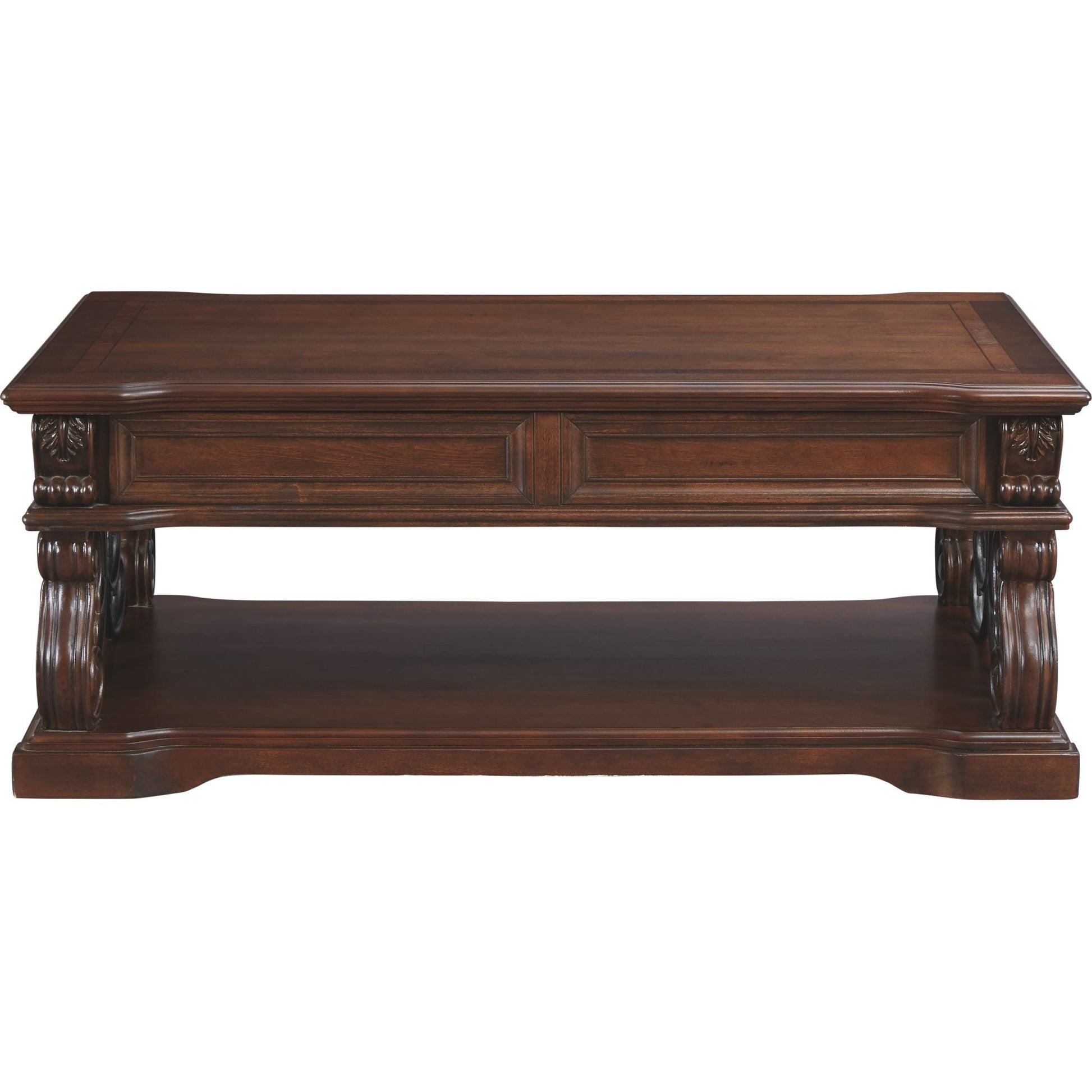 Alymere Coffee Table - Rustic Brown