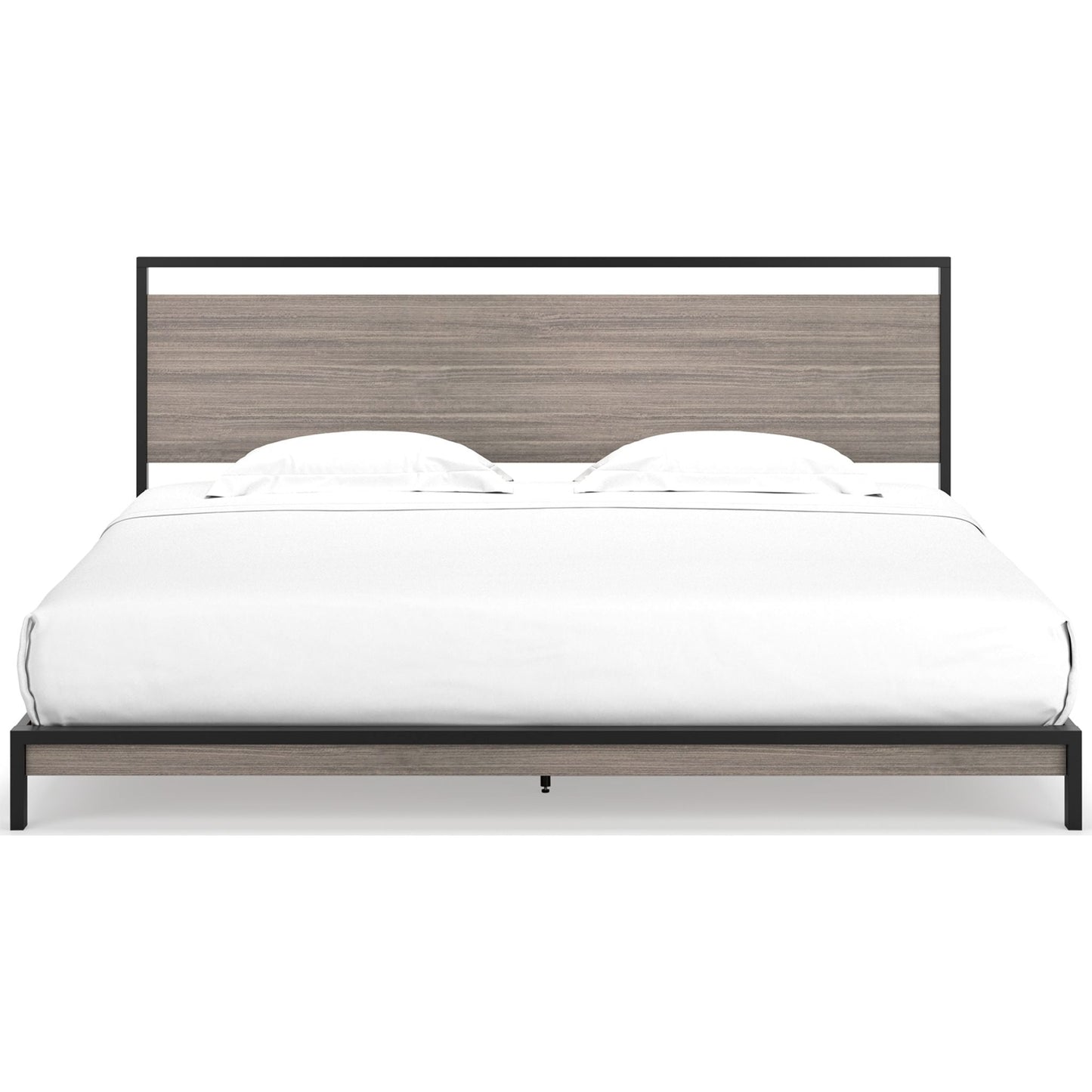 Dontally King Bed - Gray/Black