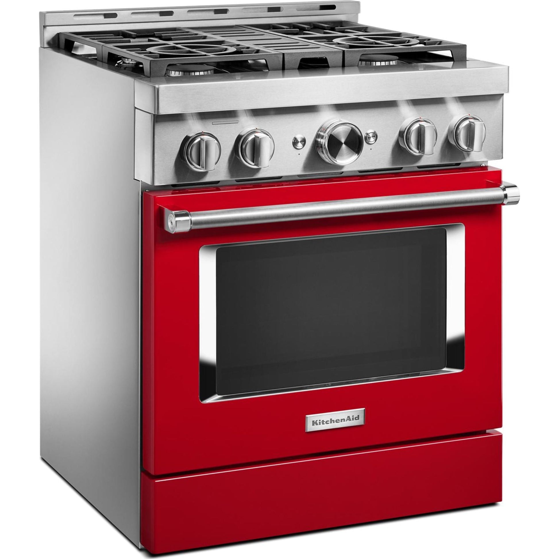 KitchenAid Gas Range (KFGC500JPA) - Passion Red