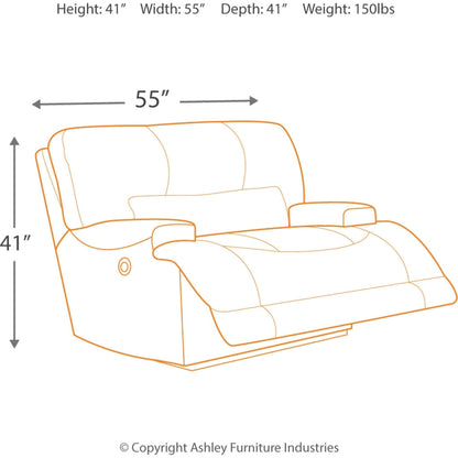 McCaskill Wide Seat Recliner - Gray