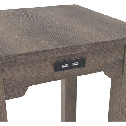 Arlenbry Chairside Table - Gray