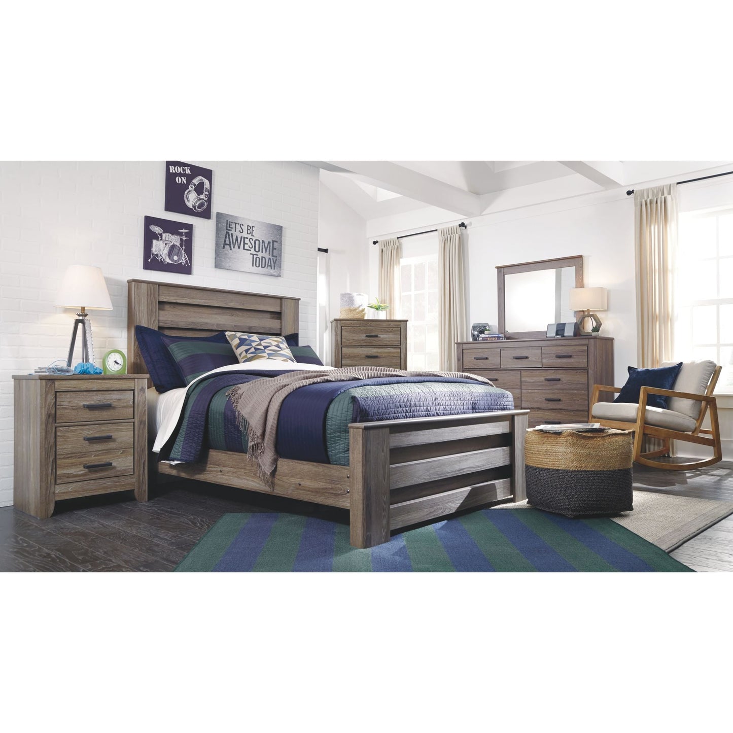 Zelen 3 Piece Poster Bed