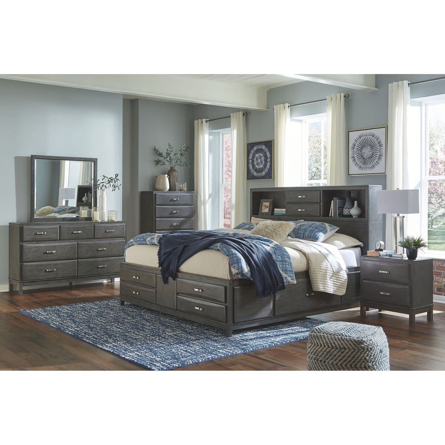 Caitbrook 3 Piece Storage Bed