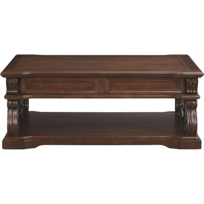 Alymere Coffee Table - Rustic Brown