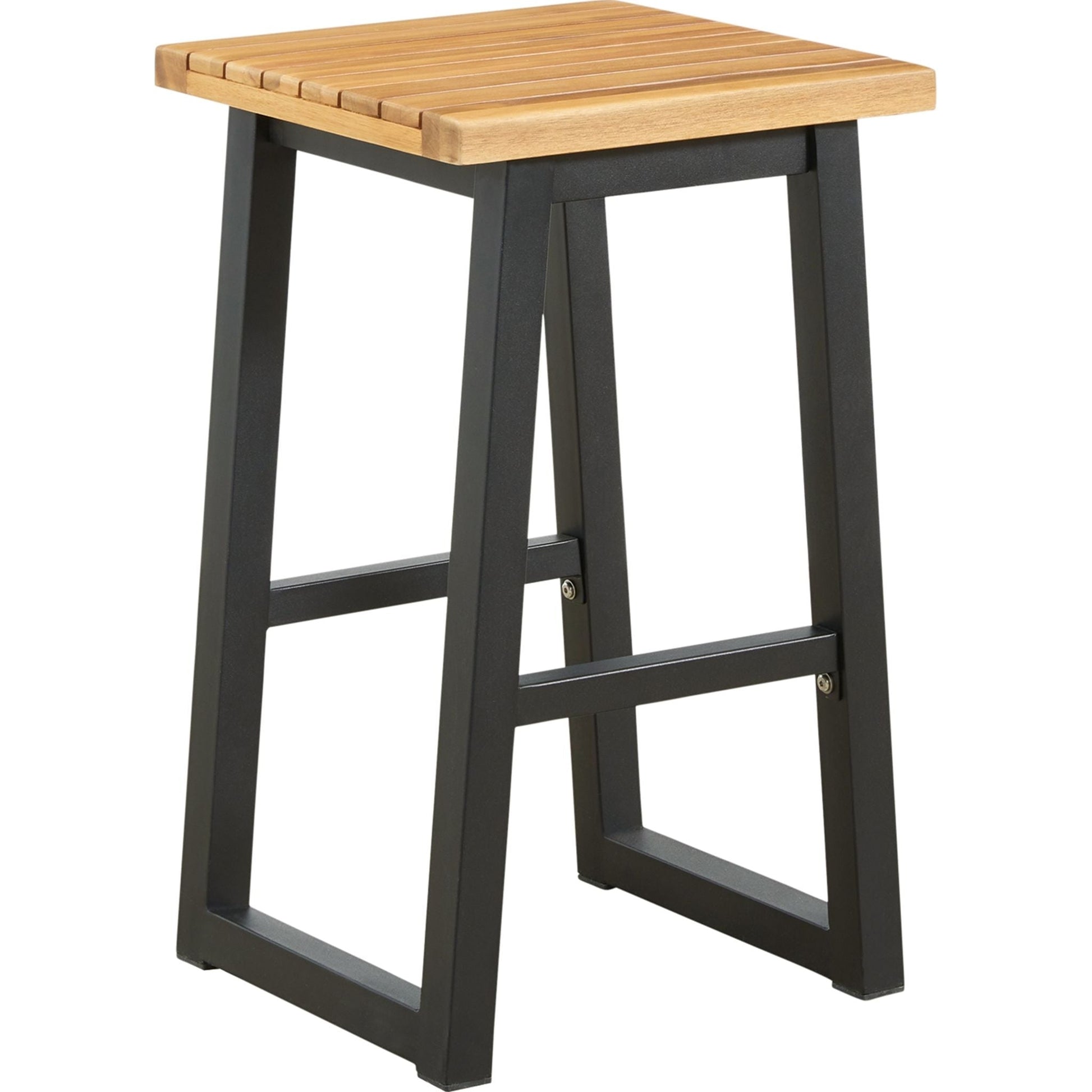 Outdoor Town Wood Table Brown/Black