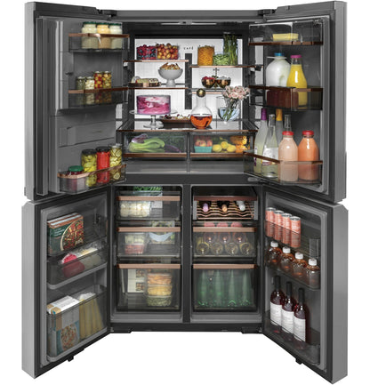 Café ENERGY STAR® 27.4 Cu. Ft. Quad-Door Refrigerator Modern Glass - CQE28DM5NS5