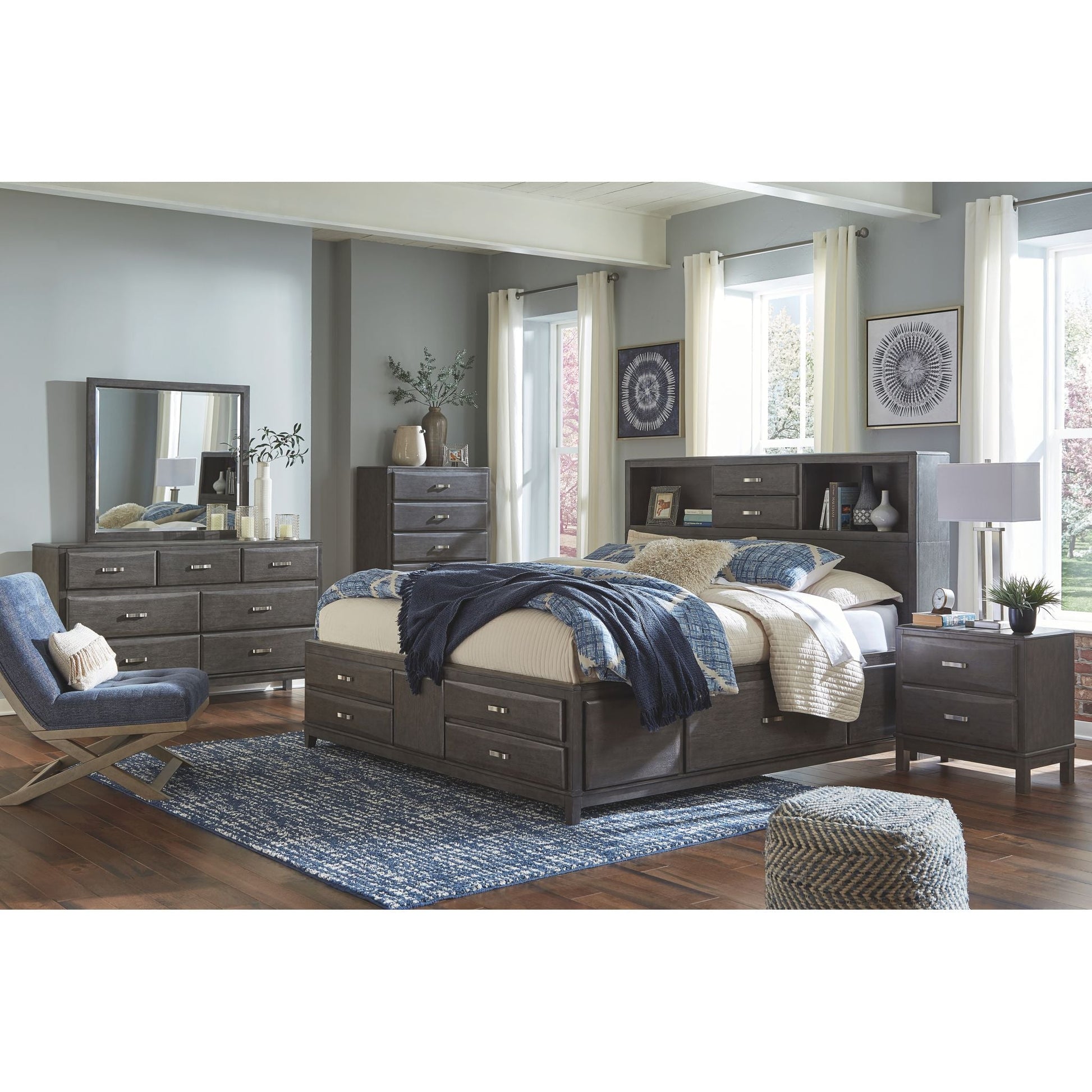 Caitbrook 3 Piece Storage Bed