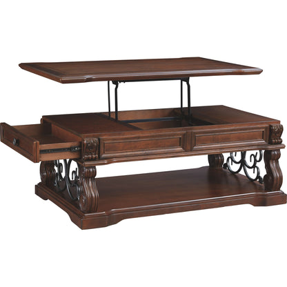 Alymere Coffee Table - Rustic Brown