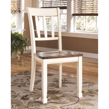 Whitesburg 7 Piece Dining Room - Brown/Cottage White - (PKG002054)